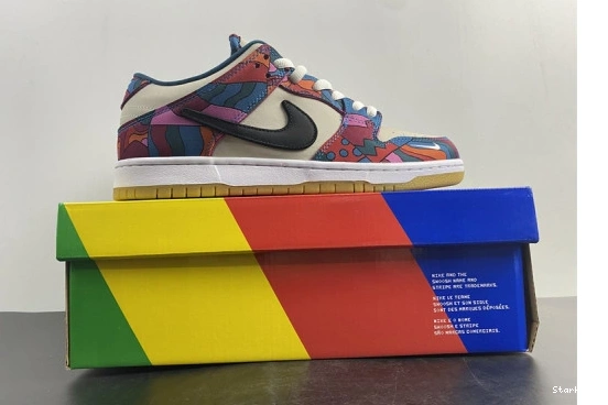 Dunk (2021) Low Nike SB Pro DH7695-600 Parra Art Abstract 0225